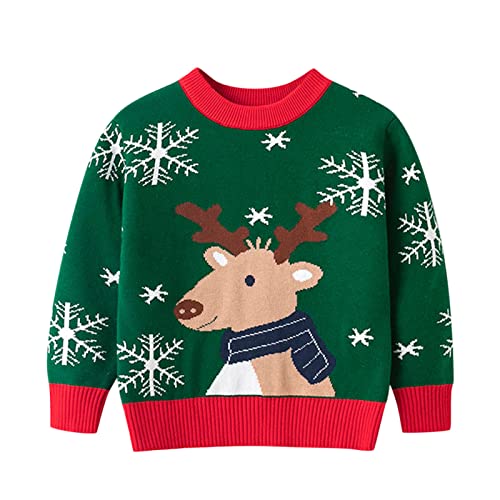 Ugly Christmas Sweater Kinder Weihnachten Sweatshirt Für Kinder Jungen Ärmeln Gedruckt Top Weihnachtspullover Sweatshirt Weihnachtsmann Weihnacht Pullover Hässlich Mädchen Jumper Kleidung Mit Langen von Qzeanxy