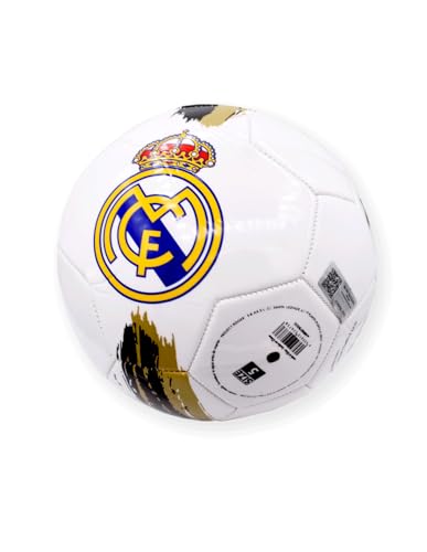 R ROGER'S Ball Real Madrid Wappen Farbe - Größe 5, Schwarz R ROGER'S Ball Real Madrid Wappen Farbe - Größe 5, Schwarz von Real Madrid