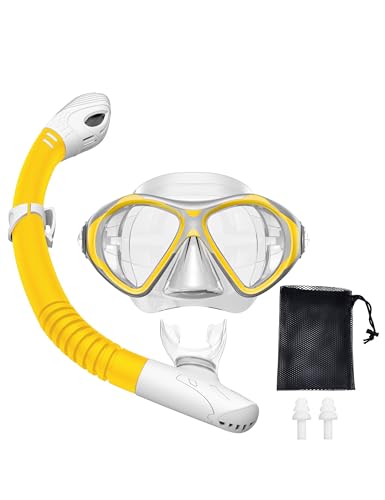 RABIGALA Taucherbrille Erwachsene, Antibeschlag und Anti-Leck Tauchmaske Unisex Schnorchelmaske für Tauchen, Schnorcheln und Schwimmen von RABIGALA