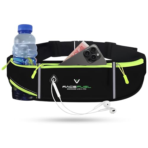 RaceFuel Laufgürtel für Handy und Trinkflasche - Lauftasche Jogging, Hüfttasche, Sportgürtel, Running Belt zum Joggen, Laufen, Sport, Fitness - passend für alle Smartphones RaceFuel Laufgürtel für Handy und Trinkflasche - Lauftasche Jogging, Hüfttasche, Sportgürtel, Running Belt zum Joggen, Laufen, Sport, Fitness - passend für alle Smartphones von RACEPACE