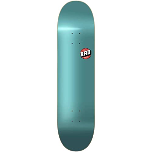 RAD Unisex – Erwachsene Blank Logo Skateboard, Petrol, 7.75" RAD Unisex – Erwachsene Blank Logo Skateboard, Petrol, 7.75" von RAD