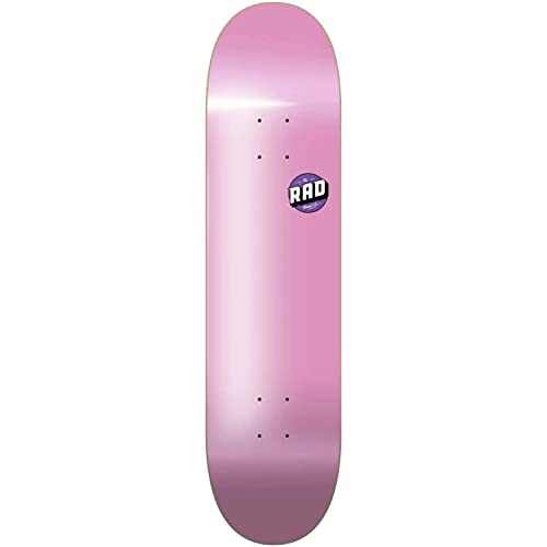 RAD Unisex – Erwachsene Blank Logo Skateboard, Pink, 8" RAD Unisex – Erwachsene Blank Logo Skateboard, Pink, 8" von RAD