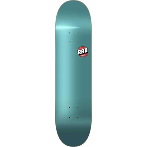 RAD Unisex – Erwachsene Blank Logo Skateboard, Teal Maple, 8" RAD Unisex – Erwachsene Blank Logo Skateboard, Teal Maple, 8" von RAD