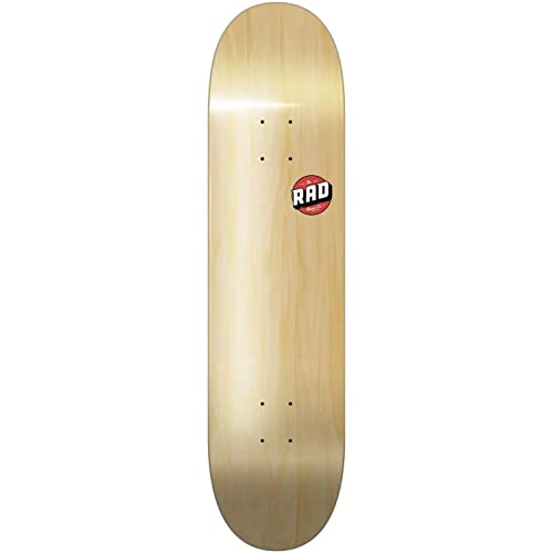 RAD Unisex – Erwachsene Blank Logo Skateboard, Wood, 8" RAD Unisex – Erwachsene Blank Logo Skateboard, Wood, 8" von RAD