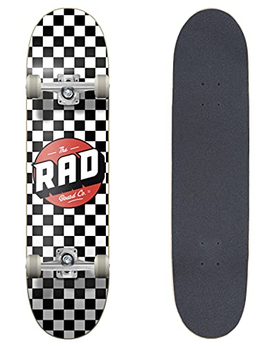 RAD Unisex – Erwachsene Checkers Komplettboard, Schwarz, 7.75" RAD Unisex – Erwachsene Checkers Komplettboard, Schwarz, 7.75" von RAD