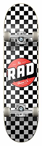 RAD Unisex – Erwachsene Checkers Komplettboard, Schwarz, 8" von RAD