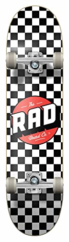 RAD Unisex – Erwachsene Checkers Komplettboard, Schwarz, 8" RAD Unisex – Erwachsene Checkers Komplettboard, Schwarz, 8" von RAD