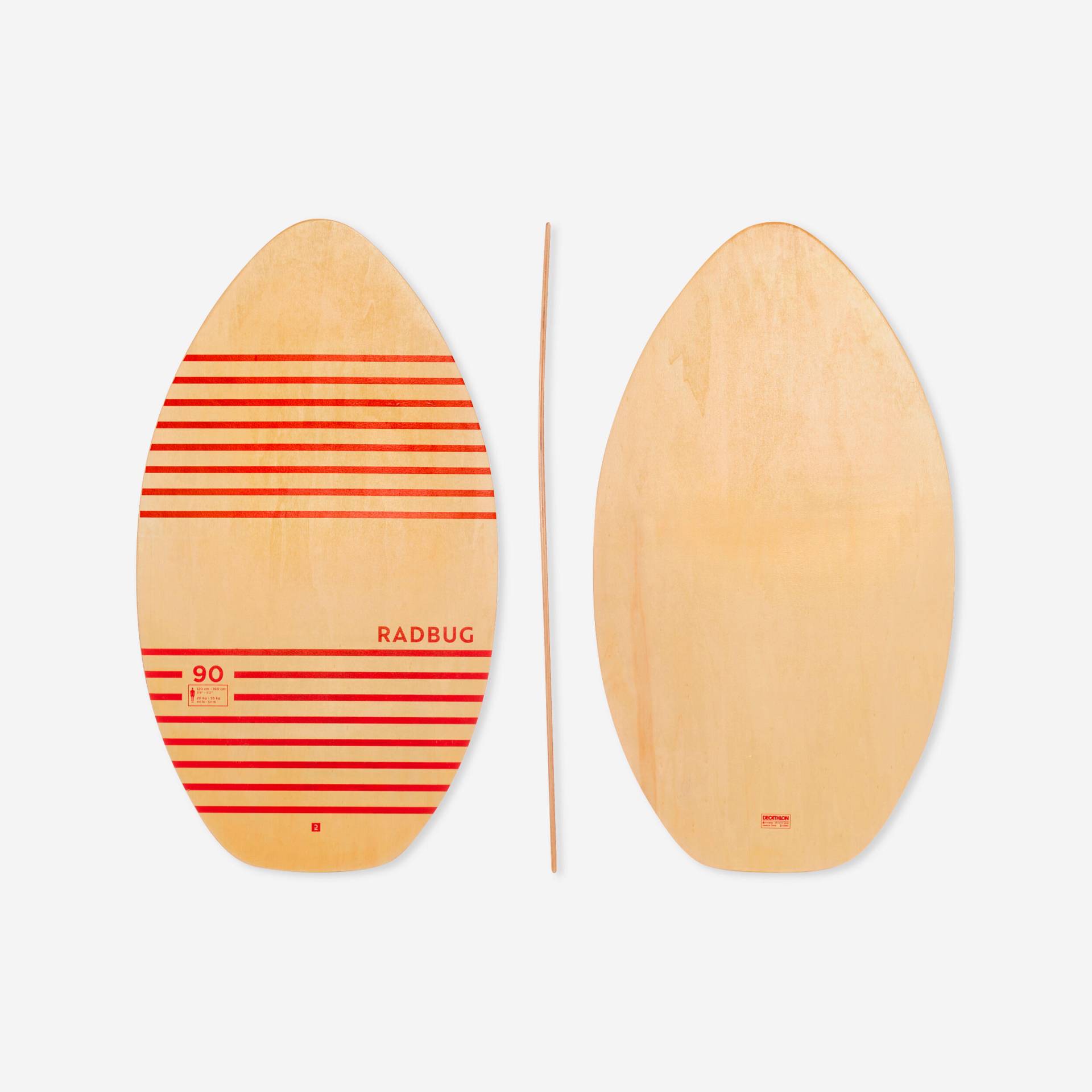 Skimboard 100 Holz Kinder von RADBUG