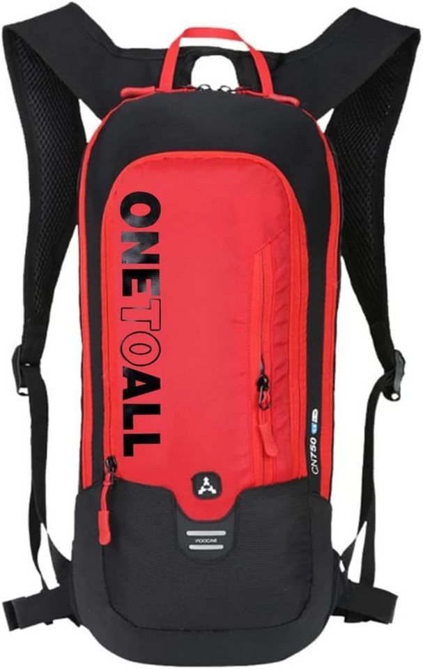 RAIKOU Fahrradrucksack 10L Damen Herren kleiner Sportrucksack / Radsport / Trinkrucksack (Trinksystemvorbereitung), Massage atmungsaktives Rückenkissen von RAIKOU