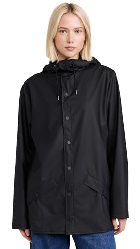RAINS Herren wasserdichte Jacke, 01 Schwarz, L RAINS Herren wasserdichte Jacke, 01 Schwarz, L von RAINS