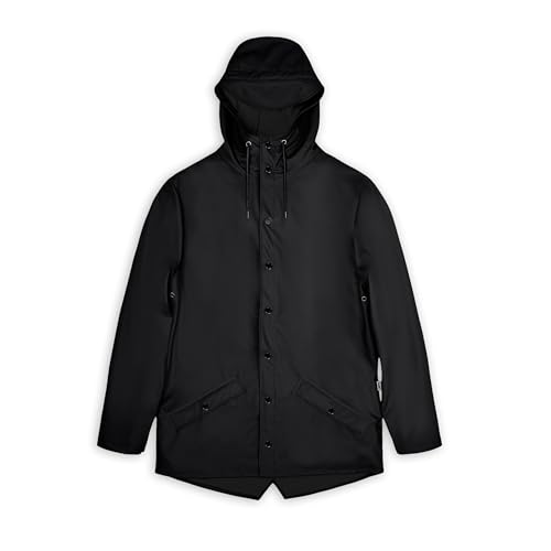 RAINS Herren wasserdichte Jacke, 01 Schwarz, S RAINS Herren wasserdichte Jacke, 01 Schwarz, S von RAINS
