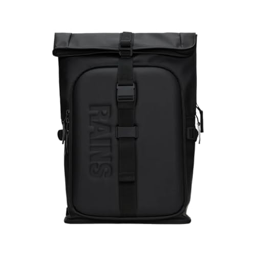 Texel Moulded Backpack Black Rucksack von RAINS