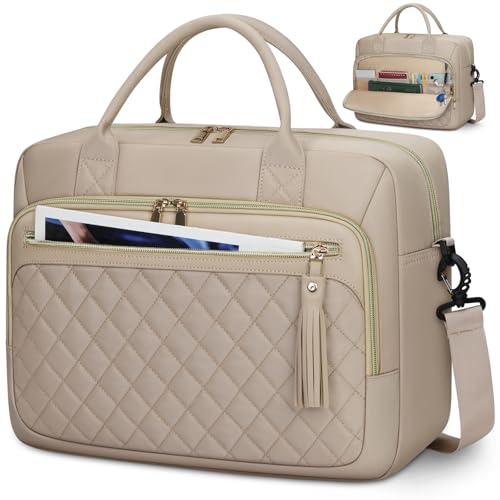 RAINSMORE Laptoptasche Damen 17,3 Zoll Laptop Aktentasche Wasserdichte Arbeitstasche Lehrertasche Business Laptop Notebook Taschen Damen Schultertasche Umhängetasche Khaki RAINSMORE Laptoptasche Damen 17,3 Zoll Laptop Aktentasche Wasserdichte Arbeitstasche Lehrertasche Business Laptop Notebook Taschen Damen Schultertasche Umhängetasche Khaki von RAINSMORE