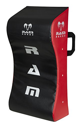 Rugby Wave Hit Shield - Kontakt Pad - Junior - 1.8 kg - Wave Rucking Tackle Shield - Heavy Duty PVC, hochdichter Schaumstoff - 70 cm x 35 cm x 21 cm - UK Made für hohe Qualität und Langlebigkeit von RAM Rugby