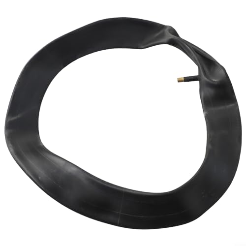 Zuverlässiger Fahrradschlauch aus Gummi + Reifen, 14 x 2 125 gebogenes Ventil, rutschfest und pannensicher, schwarz (gerader Ventilschlauch) von RANRAO
