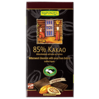 Bitterschokolade 85% Kakao bio (80g) von RAPUNZEL