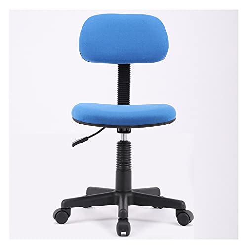 Bürostühle für Zuhause Home-Office-Stuhl Verstellbarer Schreibtischstuhl Ergonomischer Stuhl mit Lordosenstütze Drehbarer, rollender kleiner Stuhl ohne Armlehnen Schreibtischstuhl für Schlafzimmer von RASOANOA