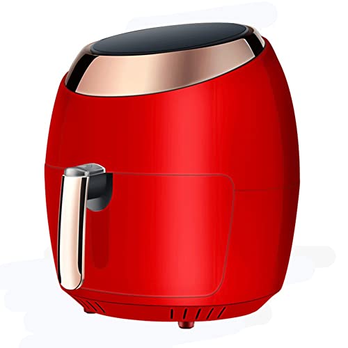 Multifunktionale Airfryer 7 Kochvoreinstellungen Touch-Tasten 12 empfohlene Rezepte 7,4QT Airfryer Elektrischer Ofen Doppeltopf, Geringes Fett/niedrige Hitze (Color : Red) Vision Ambitionous von RASOANOA