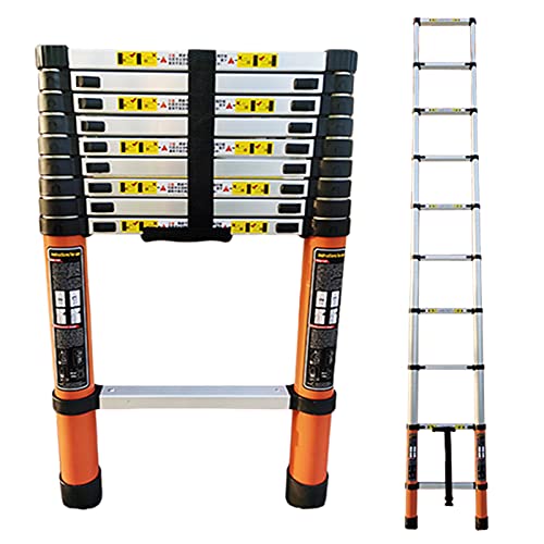 RASOANOA Teleskopleitern Mehrzweck-Ausziehleiter Teleskopleiter Teleskopleiter 20ft 16,4ft 13,5ft 12,5ft 10,5ft 8,5ft 6,5ft hoch, Aluminium-Auszieh-Teleskopleitern für Dächer L Ambitious von RASOANOA