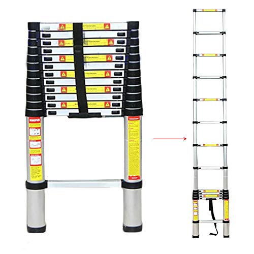Teleskopleiter 4,6-20,34 Fuß Teleskopleiter mit Sicherheitsverriegelung Hochleistungs-Ausziehleitern aus Aluminium Professionelle technische Teleskopleiter (Größe: 1,4 m/4,6 Fuß) Marriage vision von RASOANOA