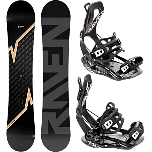 RAVEN Snowboard Set: Snowboard Pulse + Bindung Fastec FT360 (163cm Wide + FT360 Black XL) von RAVEN