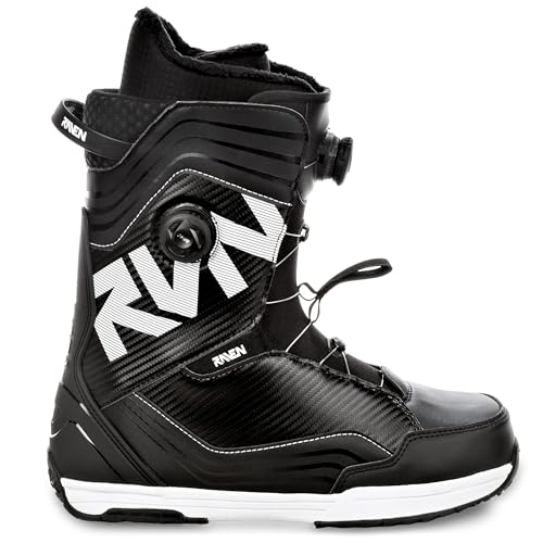 Snowboard Boots Raven RVN Pro Dual Moz mit Schnellverschluss (42 (27cm)) von RAVEN