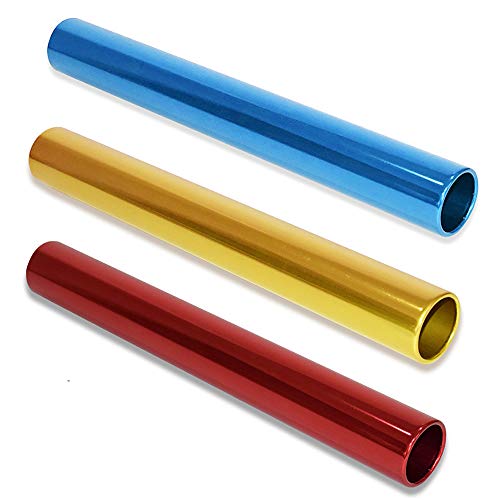 RAYNAG 3 Stück Aluminium Relais Taktstock Track Race Sticks Aluminium Feld Übung Taktstock Durable Wettkampf Taktstock für Studenten Relais Events Outdoor Race Tools RAYNAG 3 Stück Aluminium Relais Taktstock Track Race Sticks Aluminium Feld Übung Taktstock Durable Wettkampf Taktstock für Studenten Relais Events Outdoor Race Tools von RAYNAG