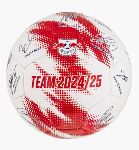 RB Leipzig Unterschriften Fussball 2024/25 Signature Ball Gr. 5 RBL von RB Leipzig