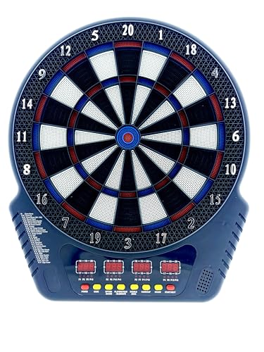 RB&G Elektronisches Dart-Set Dartscheibe Profi Dartboard 6 Pfeile Dartboard 27 Spiele von RB&G