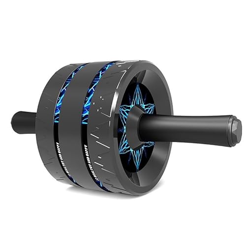 Bauch-Rollrad, Bauch-Trainingsgerät for Bauch- und Rumpfkrafttraining, Heim-Fitness-Fitnessgerät for Bauch-Training (Color : Tricycle-flame Blue) von RC-BKKXXEAV