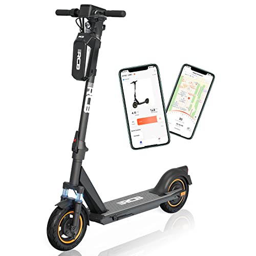 RCB Elektroroller,E-Scooter mit Straßenzulassung (ABE),Max.20km/h, Komfortable Stoßdämpfung,APP-Verbindung,Faltbar,Sicheres Bremsensystem,LED-Display,Geschenk für Erwachsene und Jugendliche! von RCB