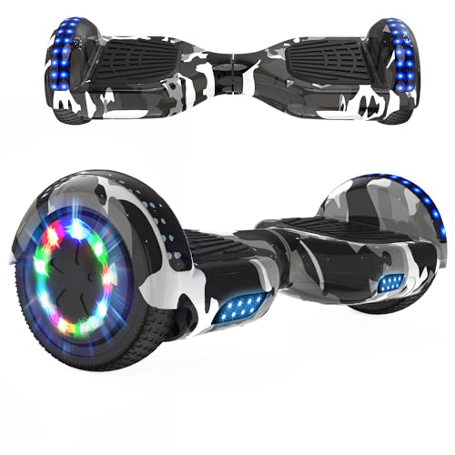 RCB Hoverboards 6,5 Zoll Skateboard Kinder und Jugendliche Hoverboards mit Bluetooth - Led Licht Segway mit Leistungsstarkem Motor Geschenk für Kinder von RCB