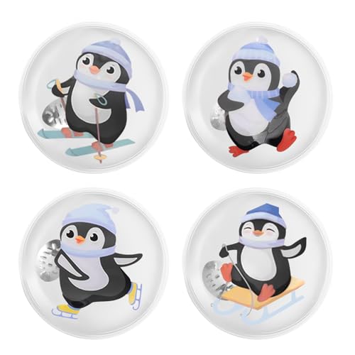 Taschenwärmer Kinder Wiederverwendbar, 4er-Set Pinguin Handwärmer, Handwärmer Taschenwärmer Sets wiederverwendbar, Wärmepad für Kalte Tage und für Unterwegs, Händwärmer für Damen Warm Taschenwärmer Kinder Wiederverwendbar, 4er-Set Pinguin Handwärmer, Handwärmer Taschenwärmer Sets wiederverwendbar, Wärmepad für Kalte Tage und für Unterwegs, Händwärmer für Damen Warm von RCYHCY