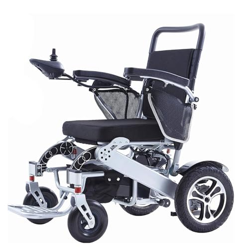 RDJM Ultraleichter Faltbarer Elektrischer Rollstuhl, Elektrorollstuhl, Doppelbatterie, Elektrischer Faltrollstuhl von Mxzzand