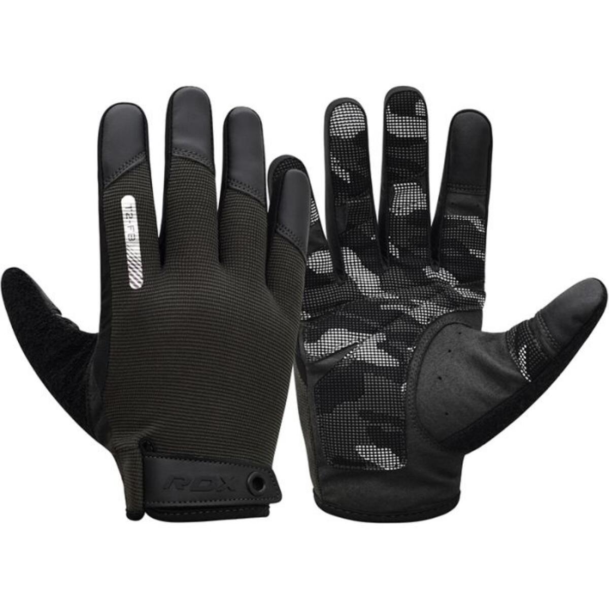 Touchscreen-freundliche Vollfinger-Fitness-Handschuhe von RDX SPORTS