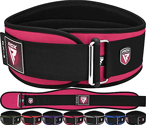 RDX 6.5” Gewichthebergürtel, Auto-Lock Trainingsgürtel, Krafttraining Powerlifting Fitness Bodybuilding Gürtel, Gewichtheben Gepolstert Gym Weight Lifting Belt, Männer Damen Kreuzheben Workout von RDX