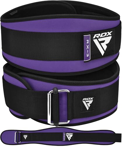 RDX 6.5” Gewichthebergürtel, Auto-Lock Trainingsgürtel, Krafttraining Powerlifting Fitness Bodybuilding Gürtel, Gewichtheben Gepolstert Gym Weight Lifting Belt, Männer Damen Kreuzheben Workout von RDX