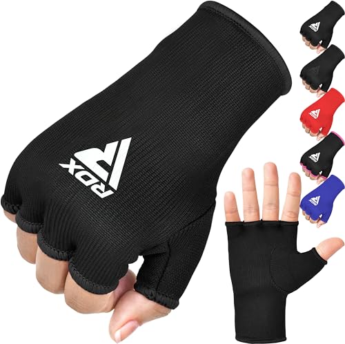 RDX Innenhandschuhe Boxen Muay Thai MMA Training, Elastisch Boxbandagen Kampfsport Sparring Handbandagen, Inner Boxing Gloves, Boxsack Punchingbälle Punchinghandschuhe von RDX