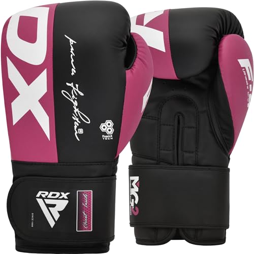 RDX Boxhandschuhe, Maya Hide Leder Trainingshandschuhe für Muay Thai, Kickboxen, Sparring, Boxsack, Sandsack, Kickboxhandschuhe, Kampfsport Training Heim Fitnessstudio Männer Women 8 10 12 14 16 OZ RDX Boxhandschuhe, Maya Hide Leder Trainingshandschuhe für Muay Thai, Kickboxen, Sparring, Boxsack, Sandsack, Kickboxhandschuhe, Kampfsport Training Heim Fitnessstudio Männer Women 8 10 12 14 16 OZ von RDX