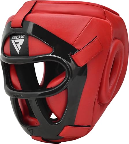 RDX Boxhelme für MMA, Kickboxen, Sparring, Kopfschutz, für Training und Kämpfe XL rot RDX Boxhelme für MMA, Kickboxen, Sparring, Kopfschutz, für Training und Kämpfe XL rot von RDX