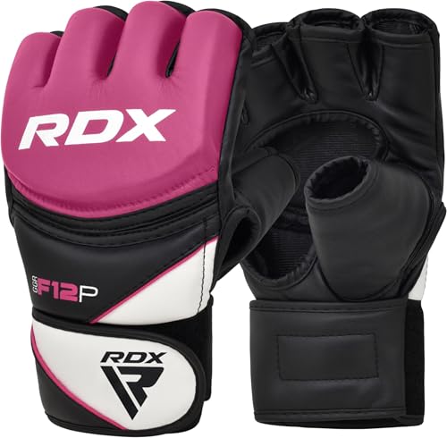 RDX MMA Handschuhe Damen für Kampfsport, Frauen Maya Hide Leder Sparring Trainingshandschuhe Profi Kickboxen Grappling Gloves, Punchinghandschuh für Boxsack, Sandsack, Freefight, Muay Thai (MEHRWEG) RDX MMA Handschuhe Damen für Kampfsport, Frauen Maya Hide Leder Sparring Trainingshandschuhe Profi Kickboxen Grappling Gloves, Punchinghandschuh für Boxsack, Sandsack, Freefight, Muay Thai (MEHRWEG) von RDX