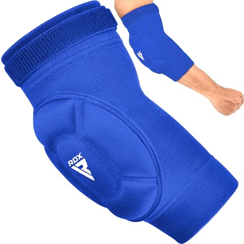 RDX Ellbogenschoner Kampfsport, Ellenbogenschutz MMA Muay Thai, Ellenbogenschützer Thaiboxen Ellbogenschützer Handball Volleyball Ellbogenschutz Boxen Training Gepolstert Ellbogenbandagen Elbow Guard RDX Ellbogenschoner Kampfsport, Ellenbogenschutz MMA Muay Thai, Ellenbogenschützer Thaiboxen Ellbogenschützer Handball Volleyball Ellbogenschutz Boxen Training Gepolstert Ellbogenbandagen Elbow Guard von RDX