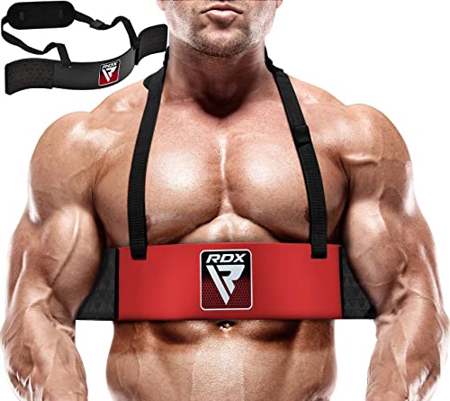 RDX Bizeps Isolator, 23” Curl Arm Blaster für Biceps Trizeps Trainingsgerät,Pro Bodybuilding Gewichtheben Bizepstrainer Armtrainer Booster, 6mm Nackenpolster, 42” Verstellbarer Gurt, Gym Kraftraining RDX Bizeps Isolator, 23” Curl Arm Blaster für Biceps Trizeps Trainingsgerät,Pro Bodybuilding Gewichtheben Bizepstrainer Armtrainer Booster, 6mm Nackenpolster, 42” Verstellbarer Gurt, Gym Kraftraining von RDX