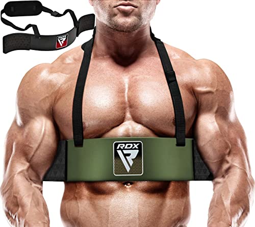 RDX Bizeps Isolator, 23” Curl Arm Blaster für Biceps Trizeps Trainingsgerät,Pro Bodybuilding Gewichtheben Bizepstrainer Armtrainer Booster, 6mm Nackenpolster, 42” Verstellbarer Gurt, Gym Kraftraining RDX Bizeps Isolator, 23” Curl Arm Blaster für Biceps Trizeps Trainingsgerät,Pro Bodybuilding Gewichtheben Bizepstrainer Armtrainer Booster, 6mm Nackenpolster, 42” Verstellbarer Gurt, Gym Kraftraining von RDX