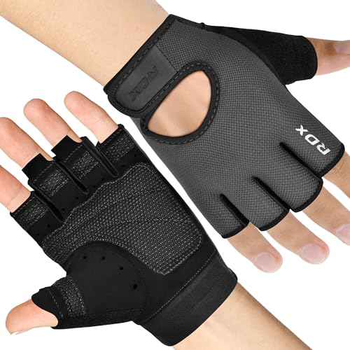 RDX Fitness Handschuhe Herren Damen, Trainingshandschuhe Krafttraining Anti-Rutsch Gewichtheber Handschuhe, handgelenkschutz für Gewichtheben Gym Bodybuilding HIIT-Übung Weight Lifting Gloves RDX Fitness Handschuhe Herren Damen, Trainingshandschuhe Krafttraining Anti-Rutsch Gewichtheber Handschuhe, handgelenkschutz für Gewichtheben Gym Bodybuilding HIIT-Übung Weight Lifting Gloves von RDX