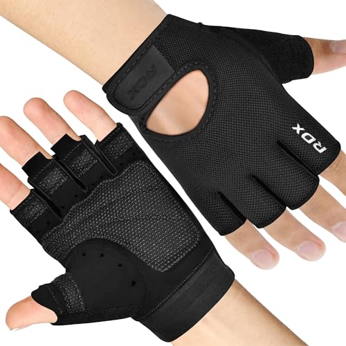 RDX Fitness Handschuhe Herren Damen, Trainingshandschuhe Krafttraining Anti-Rutsch Gewichtheber Handschuhe, handgelenkschutz für Gewichtheben Gym Bodybuilding HIIT-Übung Weight Lifting Gloves RDX Fitness Handschuhe Herren Damen, Trainingshandschuhe Krafttraining Anti-Rutsch Gewichtheber Handschuhe, handgelenkschutz für Gewichtheben Gym Bodybuilding HIIT-Übung Weight Lifting Gloves von RDX