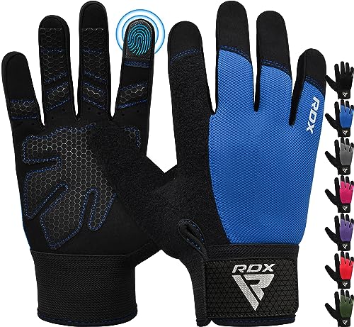 RDX Fitness Handschuhe Vollfinger Damen Herren, Gewichtheben Touchscreen Trainingshandschuhe, Bodybuilding Krafttraining Workout Gym Weight Lifting Gloves Powerlifting Kraftsport Griff Radfahren Sport RDX Fitness Handschuhe Vollfinger Damen Herren, Gewichtheben Touchscreen Trainingshandschuhe, Bodybuilding Krafttraining Workout Gym Weight Lifting Gloves Powerlifting Kraftsport Griff Radfahren Sport von RDX