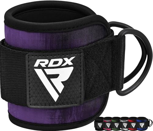 RDX Fußschlaufen Kabelzug Gepolstert, 7MM Neoprenstütze 10”x4”, Ankle Straps, Handgelenk wickelt Mit 2 D-Ring für Cable Machine Fitness Training Fußmanschetten Gym Gesäß Beintraining, Frauen Männer RDX Fußschlaufen Kabelzug Gepolstert, 7MM Neoprenstütze 10”x4”, Ankle Straps, Handgelenk wickelt Mit 2 D-Ring für Cable Machine Fitness Training Fußmanschetten Gym Gesäß Beintraining, Frauen Männer von RDX