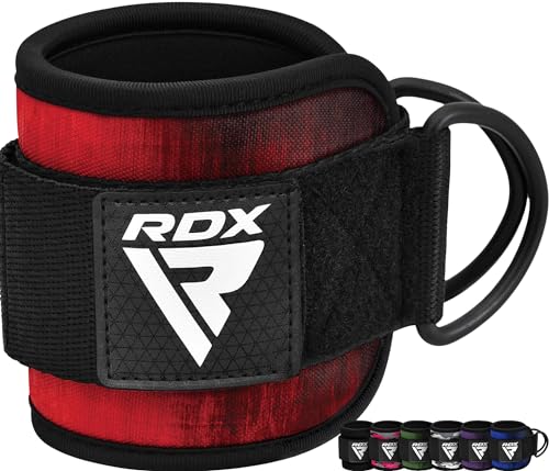 RDX Fußschlaufen Kabelzug Gepolstert, 7MM Neoprenstütze 10”x4”, Ankle Straps, Handgelenk wickelt Mit 2 D-Ring für Cable Machine Fitness Training Fußmanschetten Gym Gesäß Beintraining, Frauen Männer RDX Fußschlaufen Kabelzug Gepolstert, 7MM Neoprenstütze 10”x4”, Ankle Straps, Handgelenk wickelt Mit 2 D-Ring für Cable Machine Fitness Training Fußmanschetten Gym Gesäß Beintraining, Frauen Männer von RDX