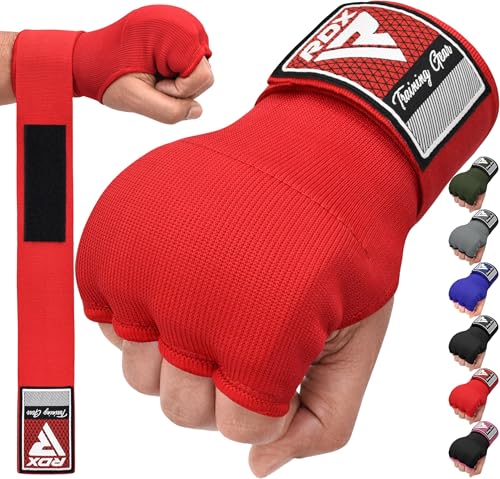 RDX Gel Innenhandschuhe Boxen MMA Muay Thai Training, Elastisch Boxbandagen 100cm Lang Handgelenkbandagen, Kampfsport Sparring Handbandagen Inner Boxing Gloves Punchingbälle Punchinghandschuhe RDX Gel Innenhandschuhe Boxen MMA Muay Thai Training, Elastisch Boxbandagen 100cm Lang Handgelenkbandagen, Kampfsport Sparring Handbandagen Inner Boxing Gloves Punchingbälle Punchinghandschuhe von RDX